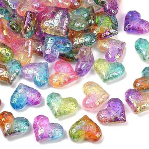 UV Plating Transparent Acrylic Beads