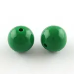 Round Bubblegum Chunky Acrylic Beads