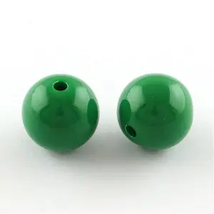 Round Bubblegum Chunky Acrylic Beads