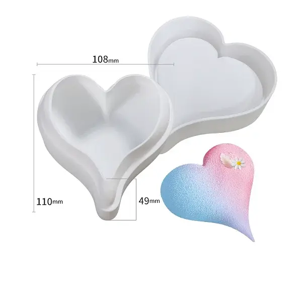 Heart DIY Food Grade Silicone Molds