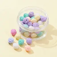 42Pcs Opaque Acrylic Beads