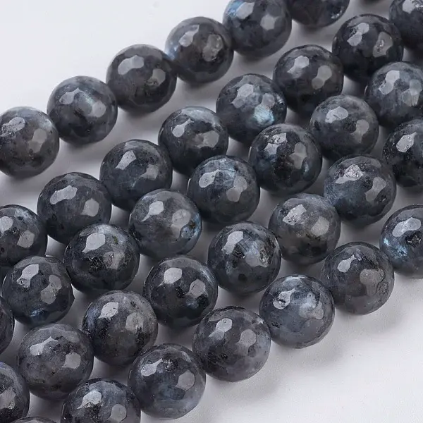 Natural Larvikite Beads Strands