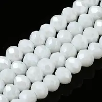 Electroplate Glass Beads Strands
