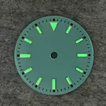 Luminous Glow in the Dark Brass Clock Face Dial