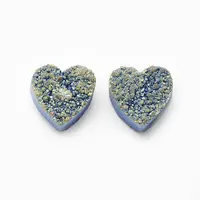 Natural Druzy Quartz Crystal Cabochons
