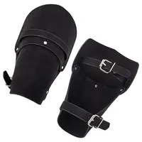 2Pcs Adjustable Cowhide Cord Bracelets Set