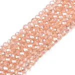 Electroplate Glass Beads Strands