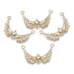 Brass Micro Pave Cubic Zirconia Chandelier Component Links