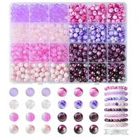 DIY Round Acrylic Beads Bracelets Jewelry Making Kits