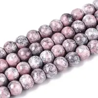 Baking Paint Glass Beads Strands