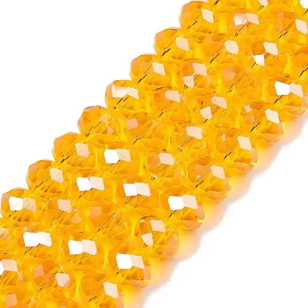 Electroplate Glass Beads Strands