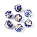 Handmade Gold Sand Lampwork Beads