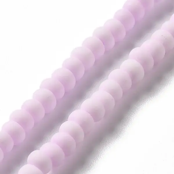 Handmade Frosted Porcelain Beads