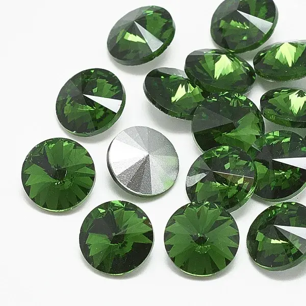 Pointed Back Glass Rhinestone Cabochons
