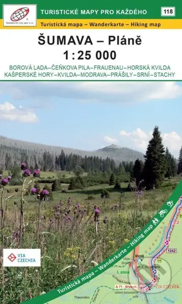 Šumava - Pláně 1:25 000 / 118 (Turistické mapy pro každého) - kniha z kategorie Mapy Evropy