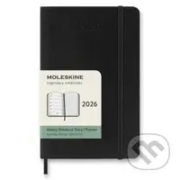 Moleskine – 12-mesačný týždenný plánovací zápisník (diár) 2026 - čierny