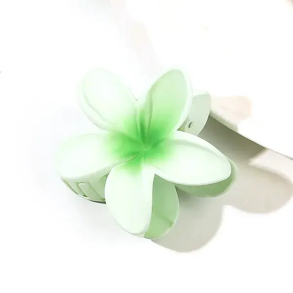 Plastic Flower Claw Hair Clips