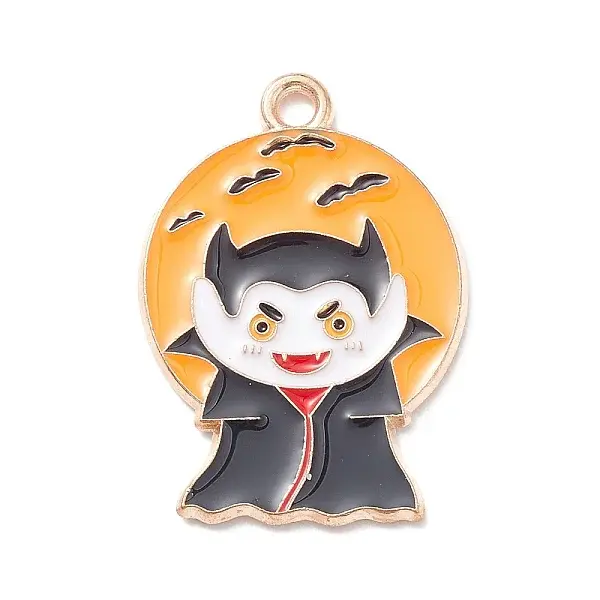 Halloween Alloy Enamel Pendants