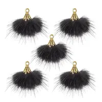 Faux Mink Fur Tassel Pendant Decorations