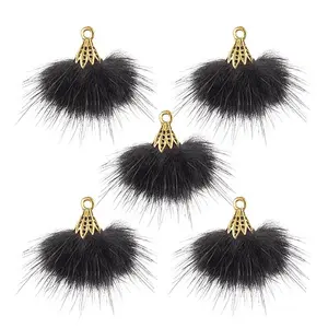 Faux Mink Fur Tassel Pendant Decorations