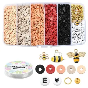 Handmade Polymer Clay Heishi Beads DIY Jewelry Set Kits