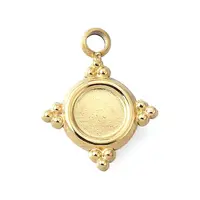 304 Stainless Steel Pendant Cabochon Settings
