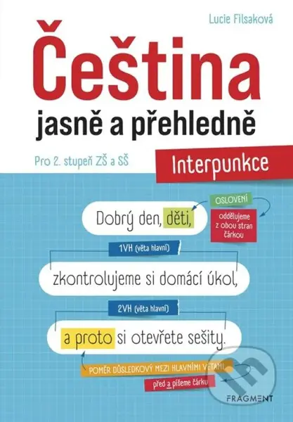 Čeština jasně a přehledně: Interpunkce - Lucie Filsaková - kniha z kategorie Jazykové učebnice a slovníky