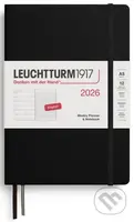 Weekly Planner & Notebook 2026 Medium (A5) Black