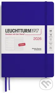 Weekly Planner & Notebook 2026 Medium (A5) Ink - tečkovaný