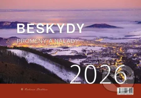 Nástěnný kalendář Beskydy 2026 (Proměny a nálady) - Radovan Stoklasa (ilustrátor)