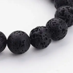 Natural Lava Rock Beads Strands