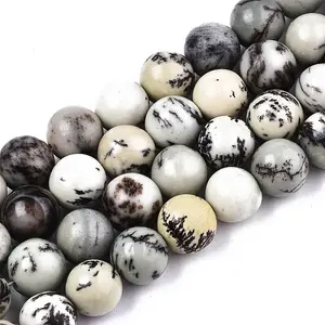 Natural Dendritic Jasper Beads Strands