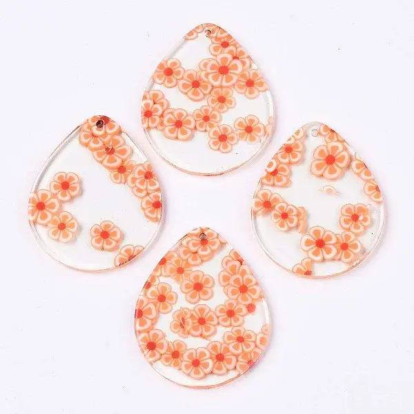 Transparent Clear Cellulose Acetate(Resin) Pendants