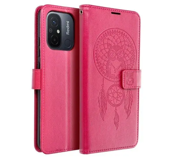 Flipové pouzdro MEZZO Book case pro Xiaomi Redmi 15, dreamcatcher magenta