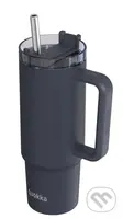 Nerezový termohrnček so slamkou Stream Black 950 ml