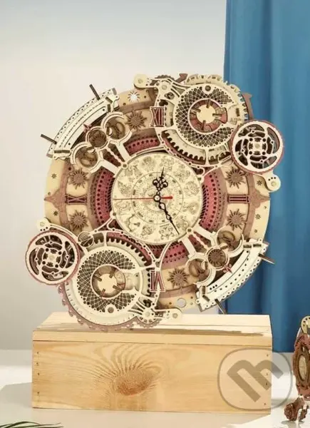 NiXiM Dřevěné 3D puzzle/Nástěnné hodiny s kalendářem - puzzle z kategorie 3D puzzle