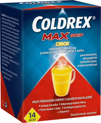 COLDREX MAXGrip Citron sáčky 14 sáčků