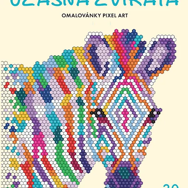 Kniha: Omalovánky Pixel Art - Úžasná zvířata od Farnsworthová Lauren