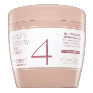 Alfaparf Milano Lisse Design Keratin Therapy Rehydrating Finishing Mask vyživující maska pro suché a poškozené vlasy 500 ml