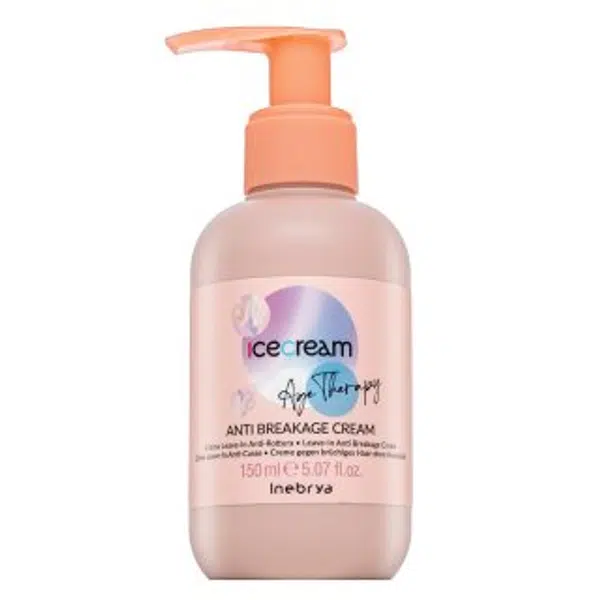 Inebrya Ice Cream Age Therapy Anti Breakage Cream bezoplachová péče pro dlouhé a lámavé vlasy 150 ml