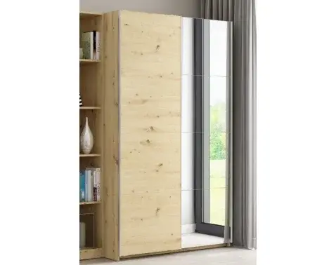 Šatní skříň Carlos 125 cm, dub artisan