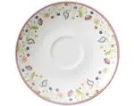 Espresso podšálek Shanti Doppio 12 cm, barevné květiny