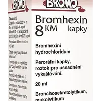 BROMHEXIN 8 KM kapky  8 mg/ml 20 ml