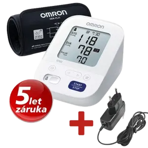 OMRON M3 Comfort intelli + Zdroj