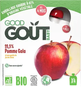GOOD GOÛT BIO Jablko 4 x 85 g