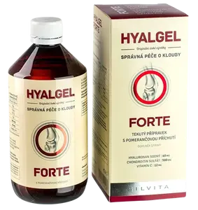 SILVITA Hyalgel forte pomeranč 500 ml