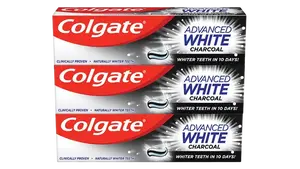 COLGATE Advanced White Charcoal Zubní pasta 3 x 75 ml