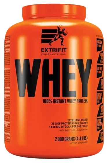 EXTRIFIT 100% whey 80 jahoda 2 kg