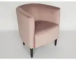 Křeslo Navara, růžová látka