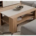 Konferenční stolek Pico, dub jantarový/béžový kašmír